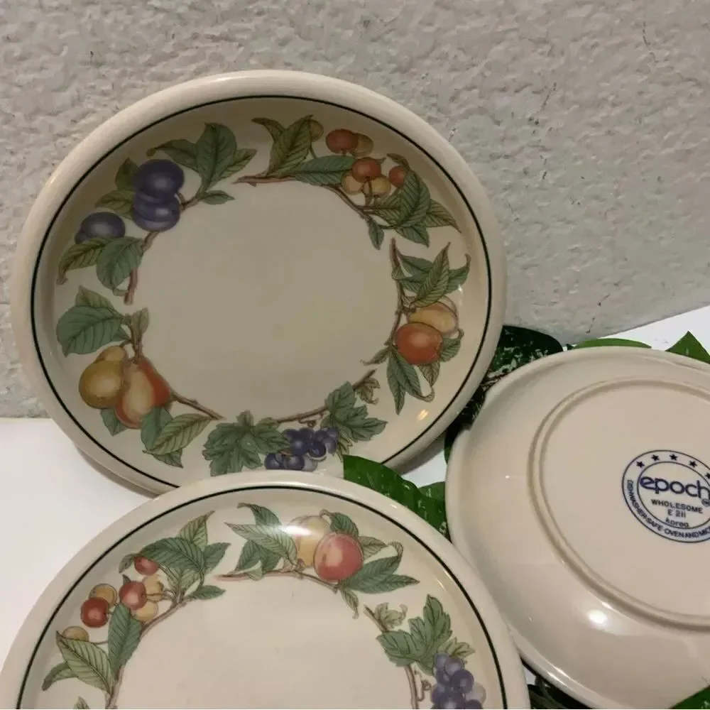 Epoch by Noritake Salad Plates 7.5”wholesome Korea E 211 Set Of 5 A14